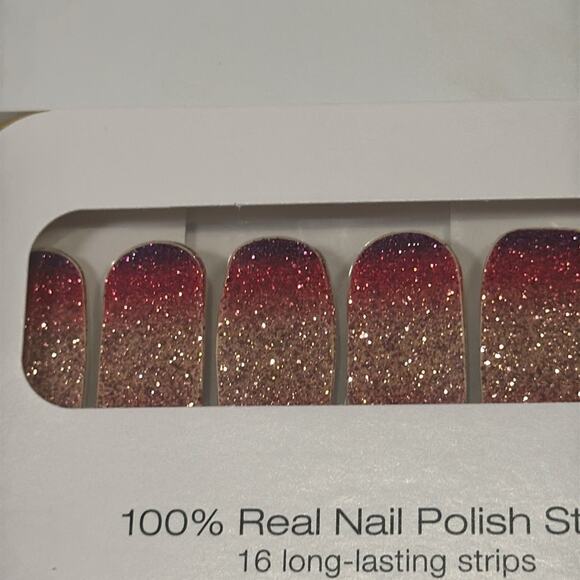 Color Street Other - NWT Color Street "Nuclear Fuchsian" Glitter Nail Strips
